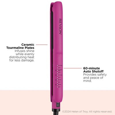 Revlon Easy Heat Precision Hair Flat Iron 1" - New