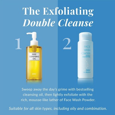 DHC Face Wash Powder Cleanser + Enzyme Exfoliator 1.7oz - Imperfect Box