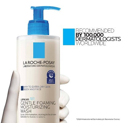 La Roche Posay Lipikar AP+ Face Wash 13.52 fl oz - Imperfect Container