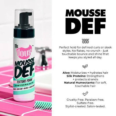 The Doux Mousse Def Texture Foam Curl Enhancer 7 fl oz - Missing Lid