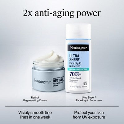 Neutrogena Rapid Wrinkle Repair Retinol Face Moisturizer 1.7 oz - Missing Box