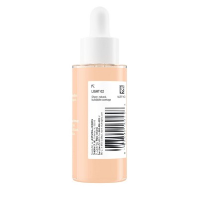 Neutrogena Healthy Skin Sensitive Skin Serum Foundation 02 Light - Imperfect Container
