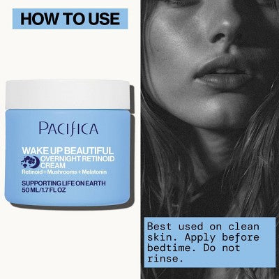 Pacifica Wake Up Beautiful Overnight Retinol Cream 1.7 fl oz - Missing Box