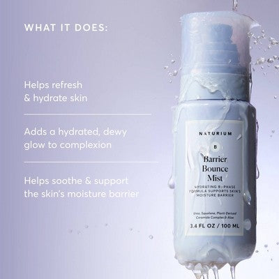 Naturium Barrier Bounce Bi-Phase Hydrating Mist 3.4 fl oz - Missing Lid