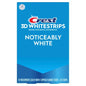 Crest 3DWhitestrips Noticeably White At-home Teeth Whitening Kit 10 Treatments - Imperfect Box