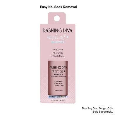 Dashing Diva Glaze Semi-Cured Gel Nail Polish Strips Starter Kit Lovely Pink 32ct - Imperfect Box