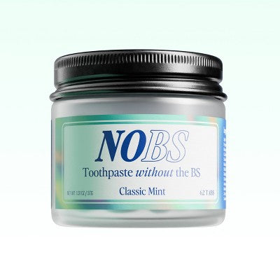 NOBS Fluoride-Free Toothpaste Tablets Classic Mint 62 Tablets/1.31oz - Missing Box