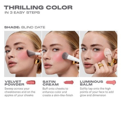 Morphe Cheek Thrills Multi-Finish Face Trio Apres-Ski 10.8g - Missing Box