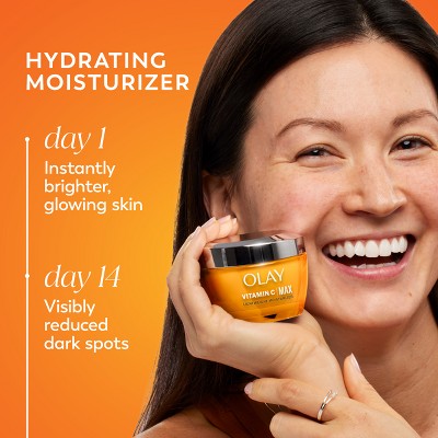 Olay Regenerist Vitamin C + Peptide 24 MAX Face Moisturizer 1.7oz - Imperfect Box