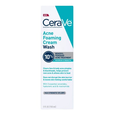CeraVe Acne Control Foaming Face Cleanser 10% BPO 5 fl oz - Missing Box
