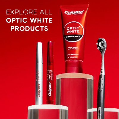 Colgate Optic White Overnight Teeth Whitening Pen Gel 0.08 fl oz/21 Treatments - Imperfect Box