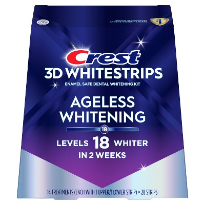 Crest 3D Whitestrips Ageless Whitening Whitening Kit  14ct - Missing Box