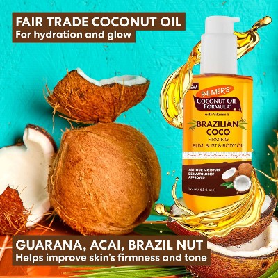 Palmer's Brazilian Coco Firming Oil 6.5 fl oz - Imperfect Container