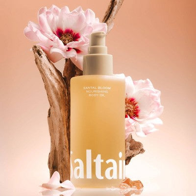 Saltair Nourishing Body Oil for Dewy and Glowing Skin Santal Bloom 4 fl oz - Small Amount Missing