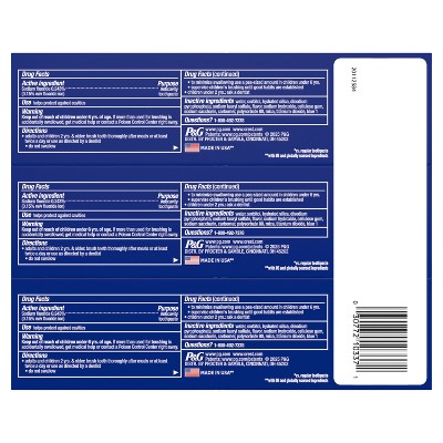Crest 3D White Advanced Teeth Whitening Toothpaste Radiant Mint 3.3oz/3pk - Missing Box