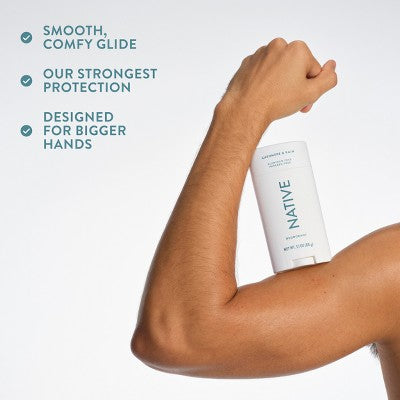 Native Men Invisible Solid Deodorant Cashmere & Rain 3.1oz - Imperfect Container