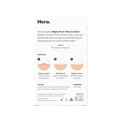 Hero Mighty Patch Invisible Mini 30ct - Imperfect Box