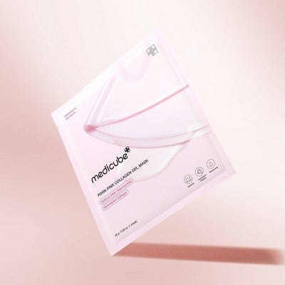 medicube PDRN Pink Collagen Gel Mask Korean Skincare Travel Size 0.98oz/4pk - Missing Box