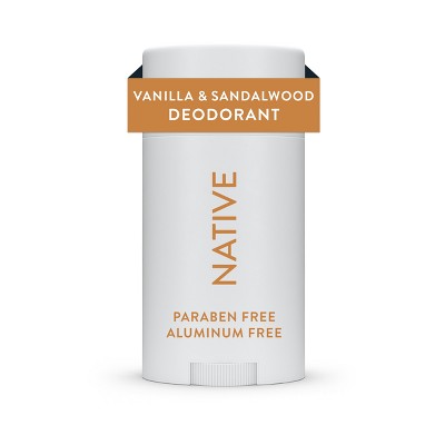 Native Solid Deodorant for Men & Women Vanilla & Sandalwood 2.65oz - Imperfect Container