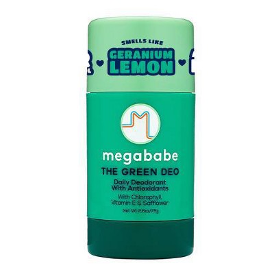 Megababe The Green Deo Daily Solid Deodorant with Antioxidants 2.6oz - Imperfect Container