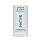 Native Solid Deodorant for Men & Women Sea Salt & Cedar Aluminum-Free 2.65oz - Imperfect Container