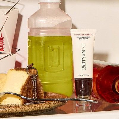 Party of You Puffy Face + Under Eye Caffeine Serum Cryo When I Want To 1oz - Imperfect Box