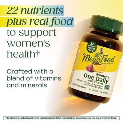 MegaFood One Daily Women's Multivitamin With Iron 30ct - New