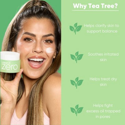 Banila Co Clean It Zero Pore Clarifying Cleansing Balm with Tea Tree 3.4oz - Imperfect Box
