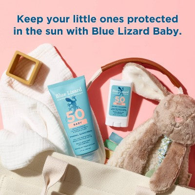 Blue Lizard Baby Sunscreen Lotion SPF 50 3 fl oz - Imperfect Container