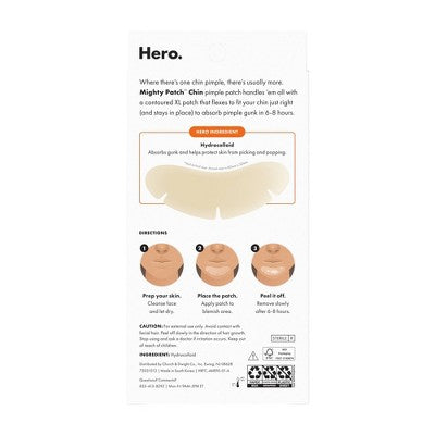 Hero Mighty Patch Chin 10ct - Missing Box