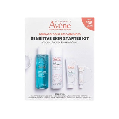 Avene Dermatologist Recommended Sensitive Skin Starter Kit 4ct - Missing Box