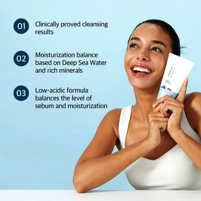 Round Lab 1025 Dokdo Cleanser Korean Skincare for Gentle Cleansing 150ml - Missing Box