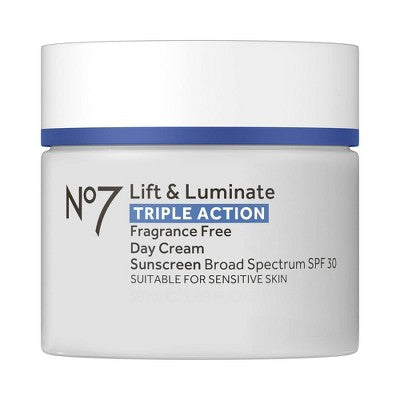 No7 Lift & Luminate Triple Action Day Cream SPF 30 1.69 fl oz - Imperfect Box