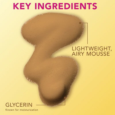 Jergens Glow Instant Moisturizing Self Tanner Tanning Foam Light Bronze Tan 6 fl oz - Imperfect Container