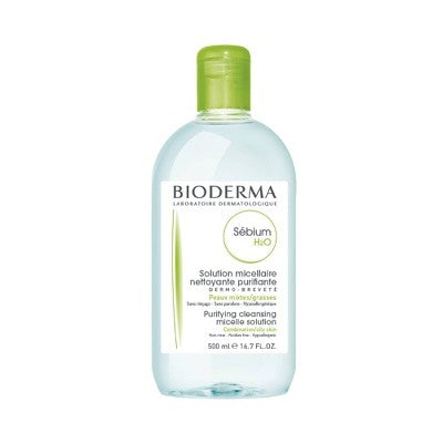 Bioderma Sebium H2O Micellar Water Makeup Remover 16.7 fl oz - Imperfect Container