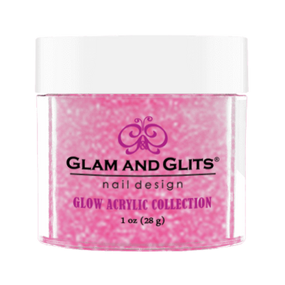 Glam And Glits - Glow Acrylic Powder - GL2047 Electric Love 1oz (Limited)