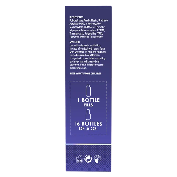 AmericaNails - No-Cleanse Gel Polish Top Coat | Glossy Finish 8oz