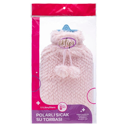 Eklips Polar Fleece Hot Water Bottle for Comfort 1.5 L