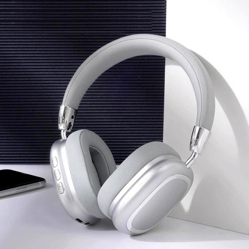 Hi-Fi Wireless Headphones with Clear Call Quality, Foldable Design & Type-C Charging – Perfect for Sports & Compatible with All Devices