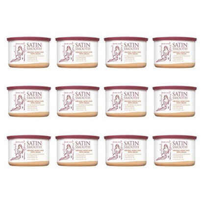 Satin Smooth - Wax Pot - Honey w/ Argan Oil Wax 14oz.