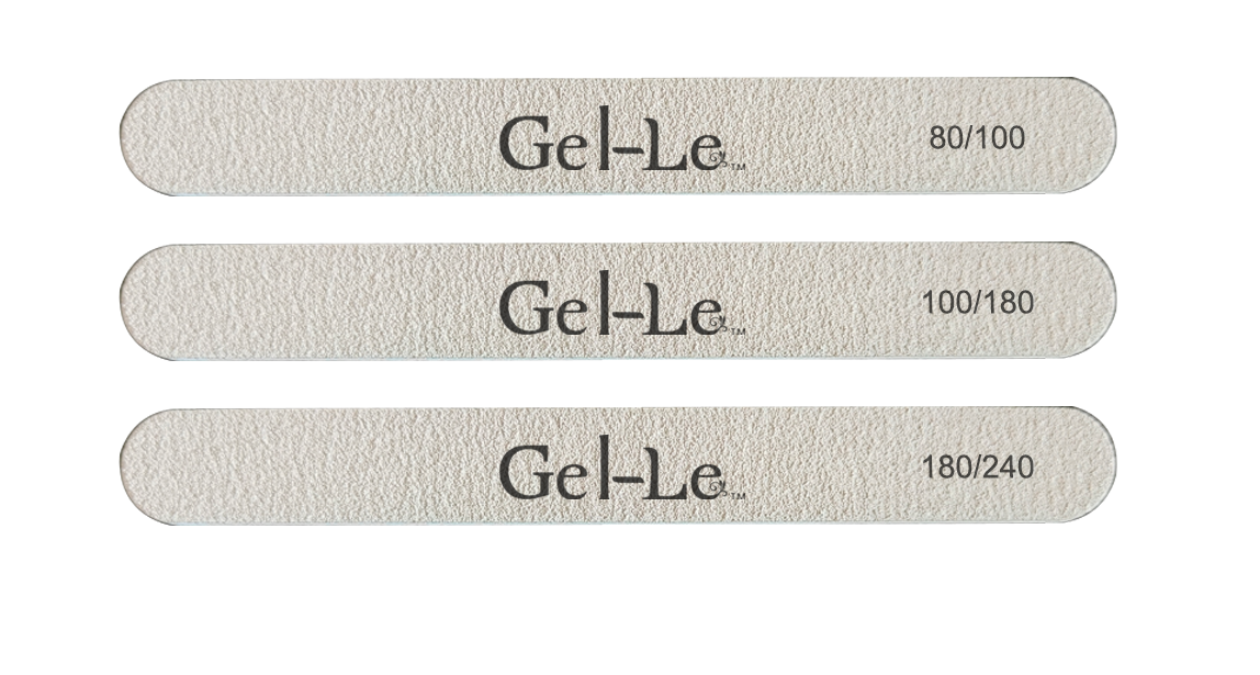 Gel-Le - Zebra Nail Files 180/240