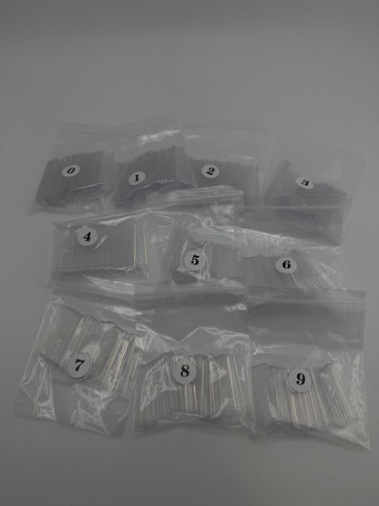 Queen - No Curve Tips - XXL Coffin (500pcs Bag)