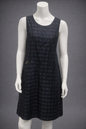 Therapispa - Apron Round Neck W/Button - Checker