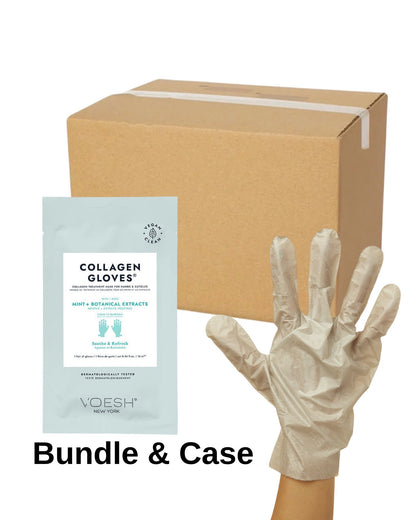 *Box Collagen Glove With Mint & Botanical Extracts Bundle | Case