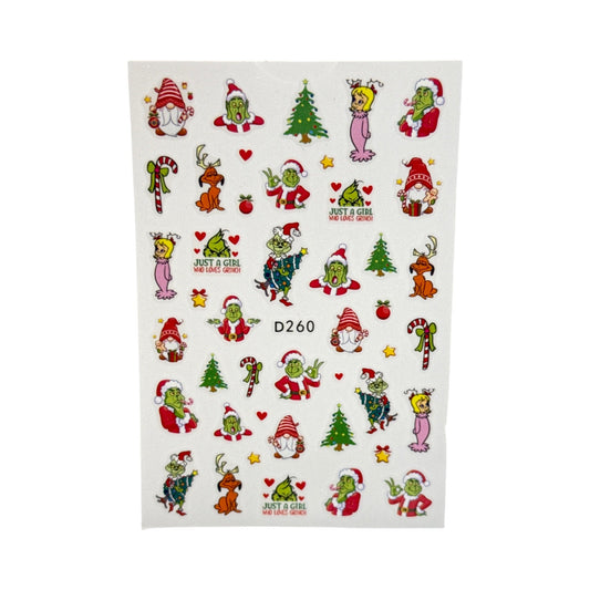 Christmas Nail Stickers D260