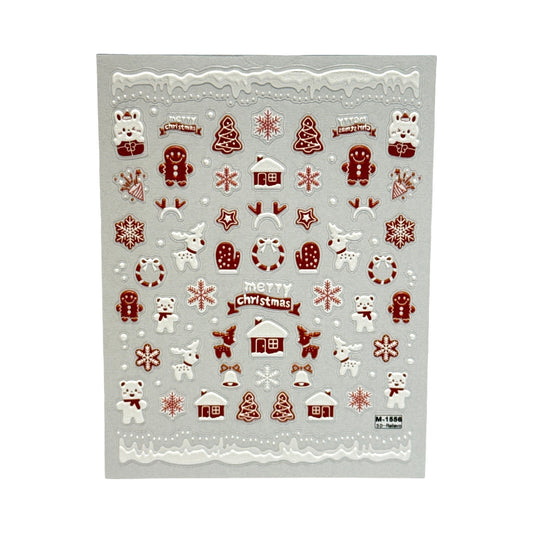 Christmas  Nail Stickers  M-1556