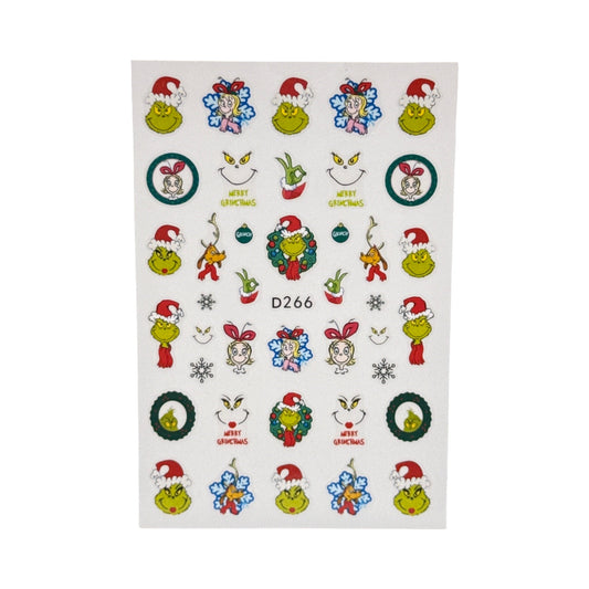 Christmas Nail Stickers D266