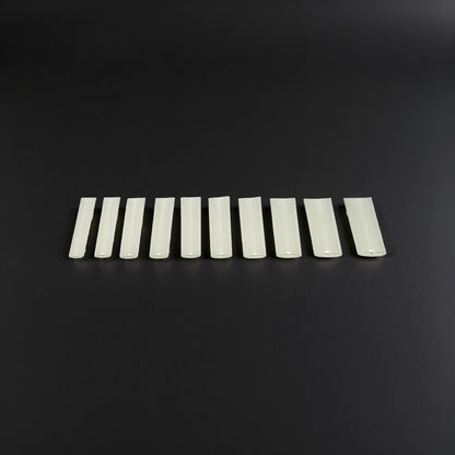XL No C Square Natural Nail Tip Box - 500 pcs