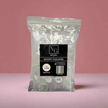 Full Cover Short Square Bag - 0 to 11 Clear (600pc)