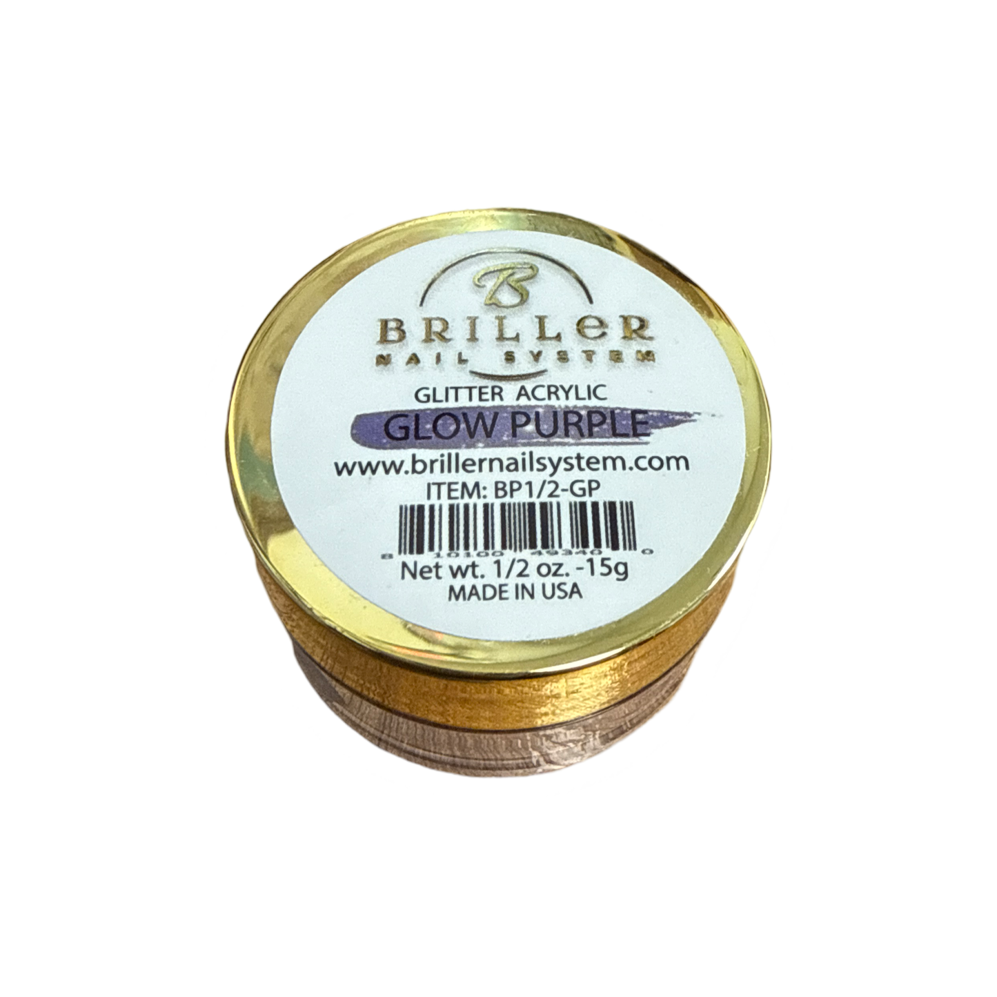 Cover Acrylic Powder Glow Purple - 1/2oz